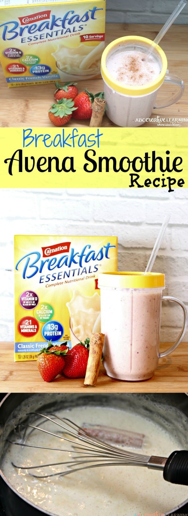 Easy and Delicious Breakfast Avena Smoothie Recipe - simplytodaylife.com