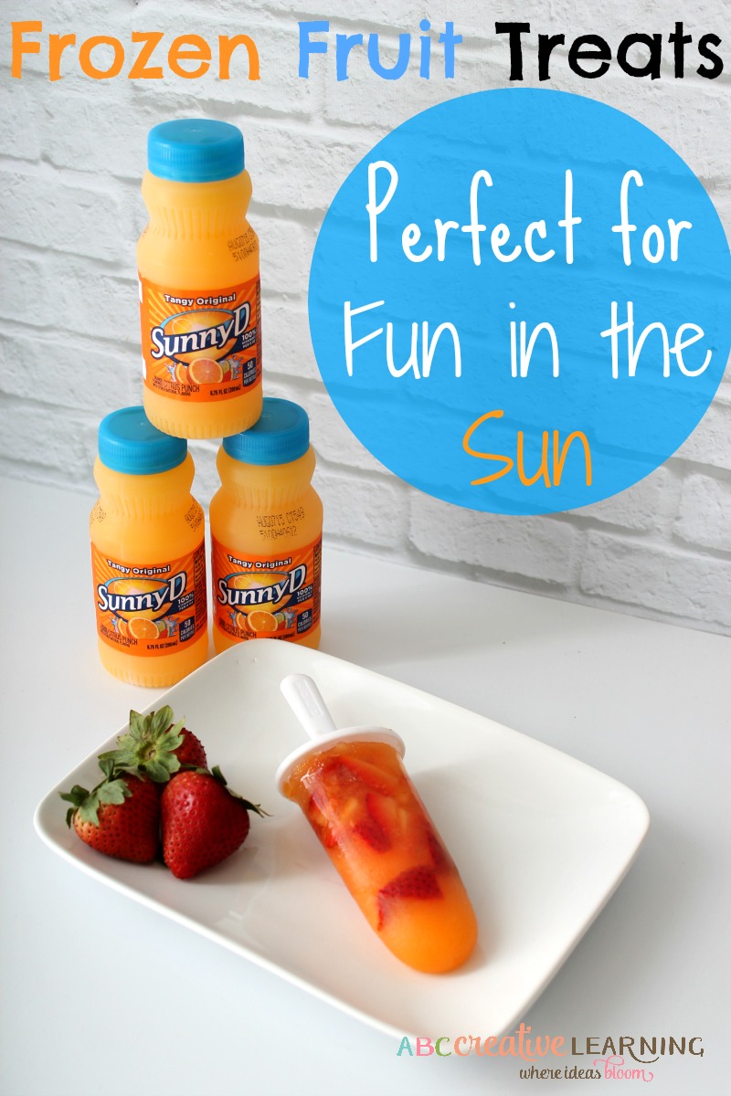 Frozen Orange Juice Fruit Treat Perfect for Fun in the Sun - simplytodaylife.com