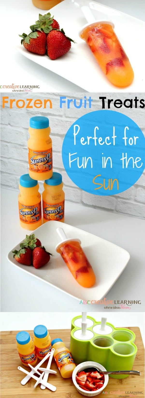 Frozen Orange Juice Fruit Treat | Perfect for Fun in the Sun
