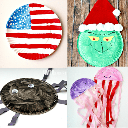 Paper Plate Crafts To Do Year Round - Animals, holidays, and more!