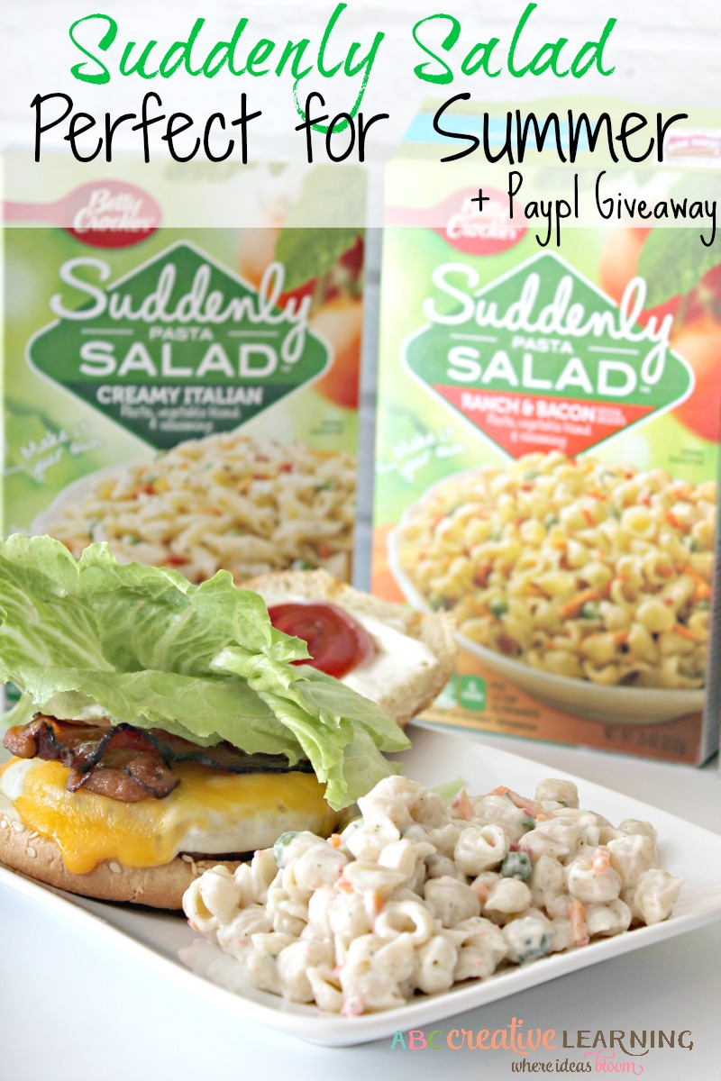 Suddenly Salads Perfect for Summer + Paypal Giveaway #SuddenlySalad