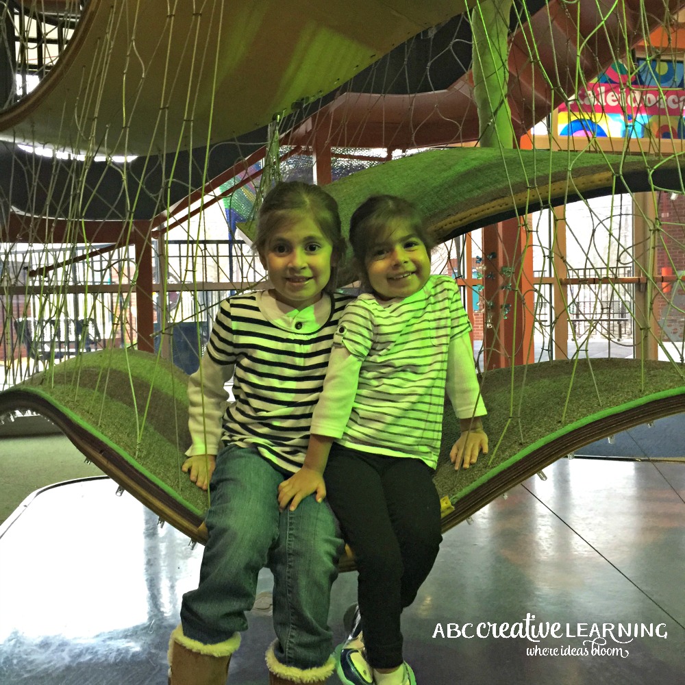 Visiting the Children's Museum of Winston-Salem Climbing Lobby