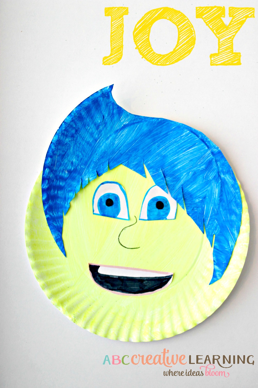 Inside Out Paper Plate Craft For Kids - Simply Today Life