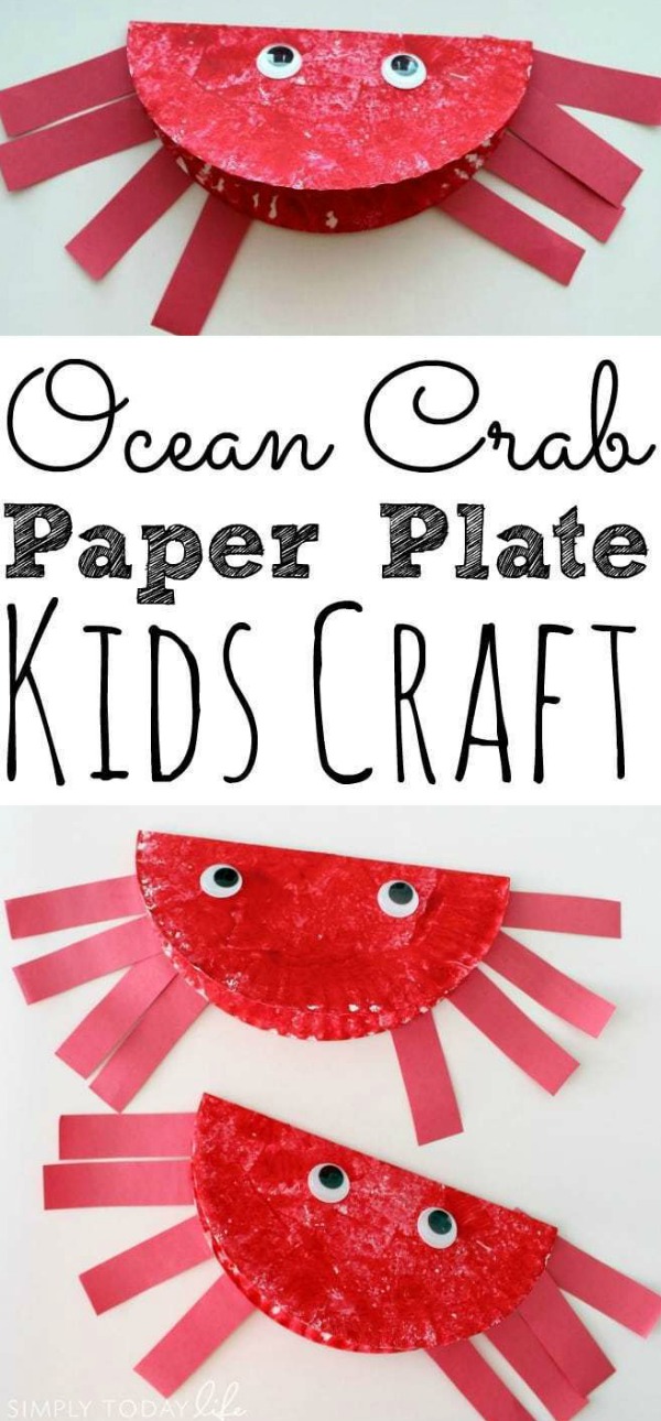 Paper plate shop crab