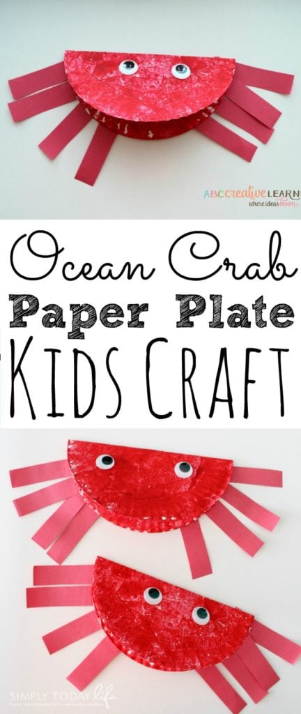 Paper Plate Crab Craft For Kids - Simply Today Life