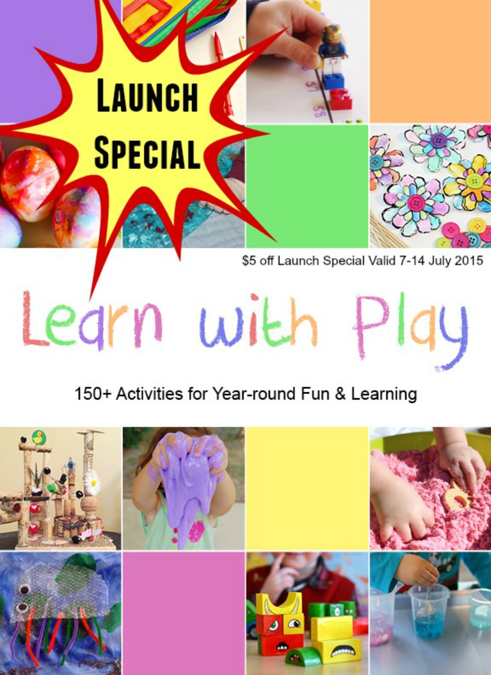 Learn with Play 150+ Activities for Year-Round Fun and Learning Book Release Special