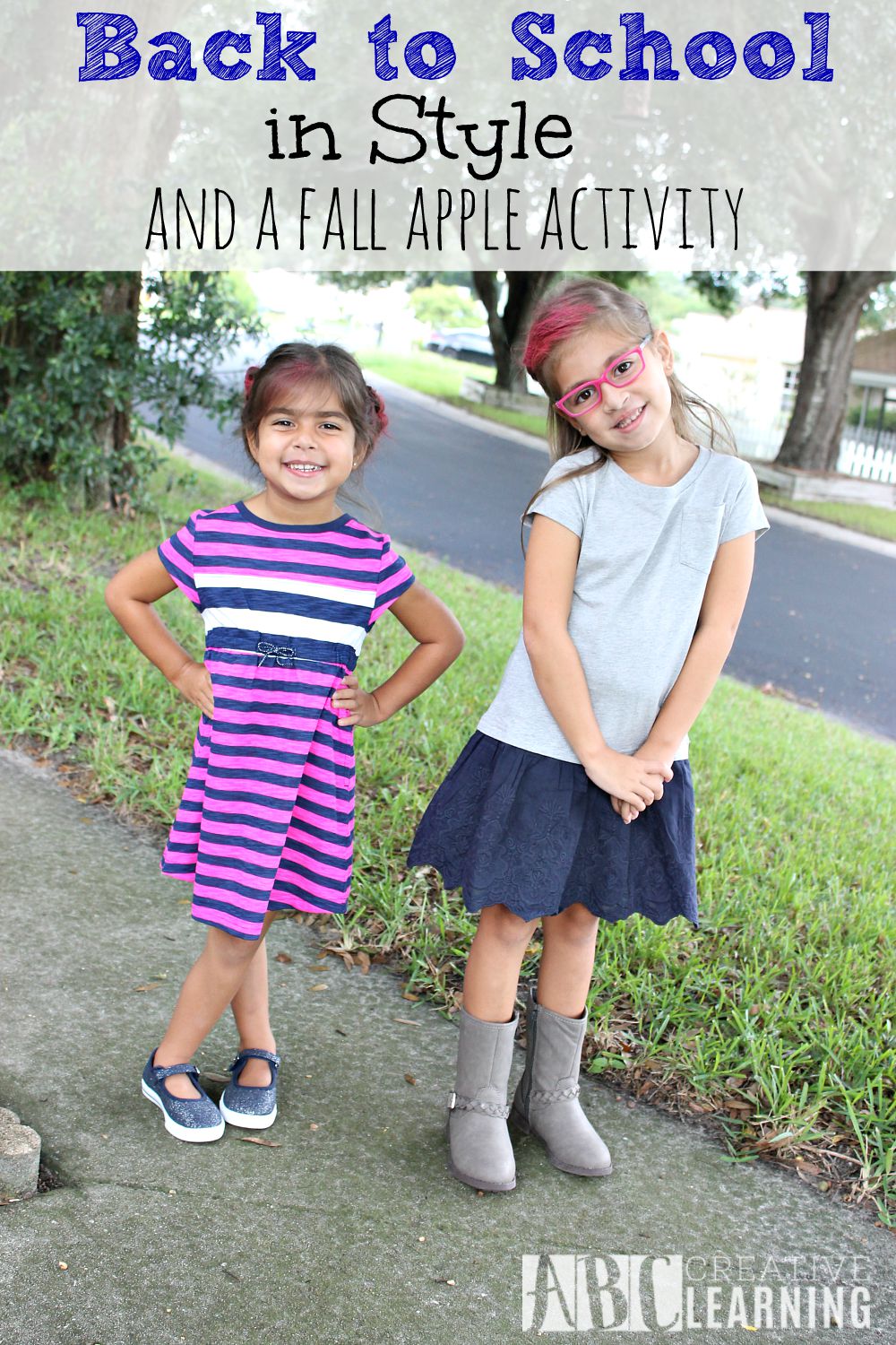 Back to School in Style and a Fall Apple Activity