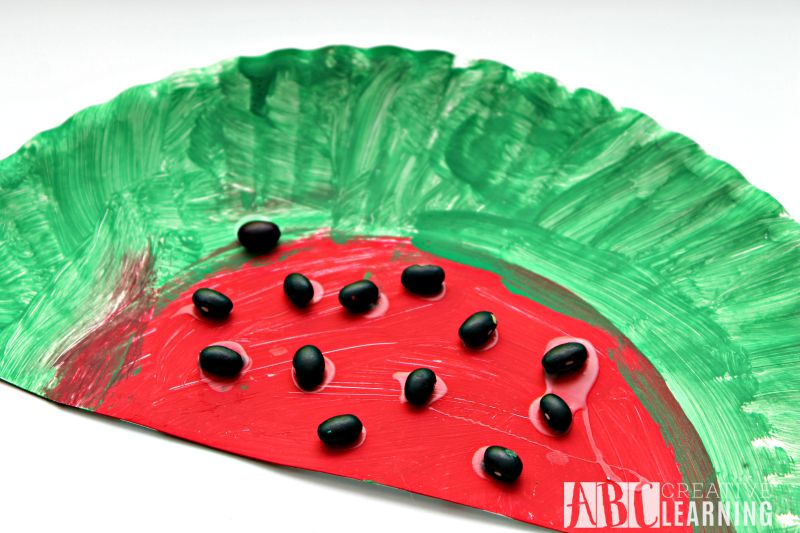 Easy Paper Plate Watermelon Kids Craft Perfect For Summer