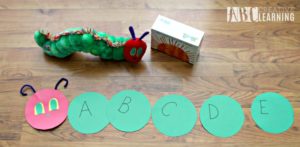 The Very Hungry Caterpillar Preschool Alphabet Activity