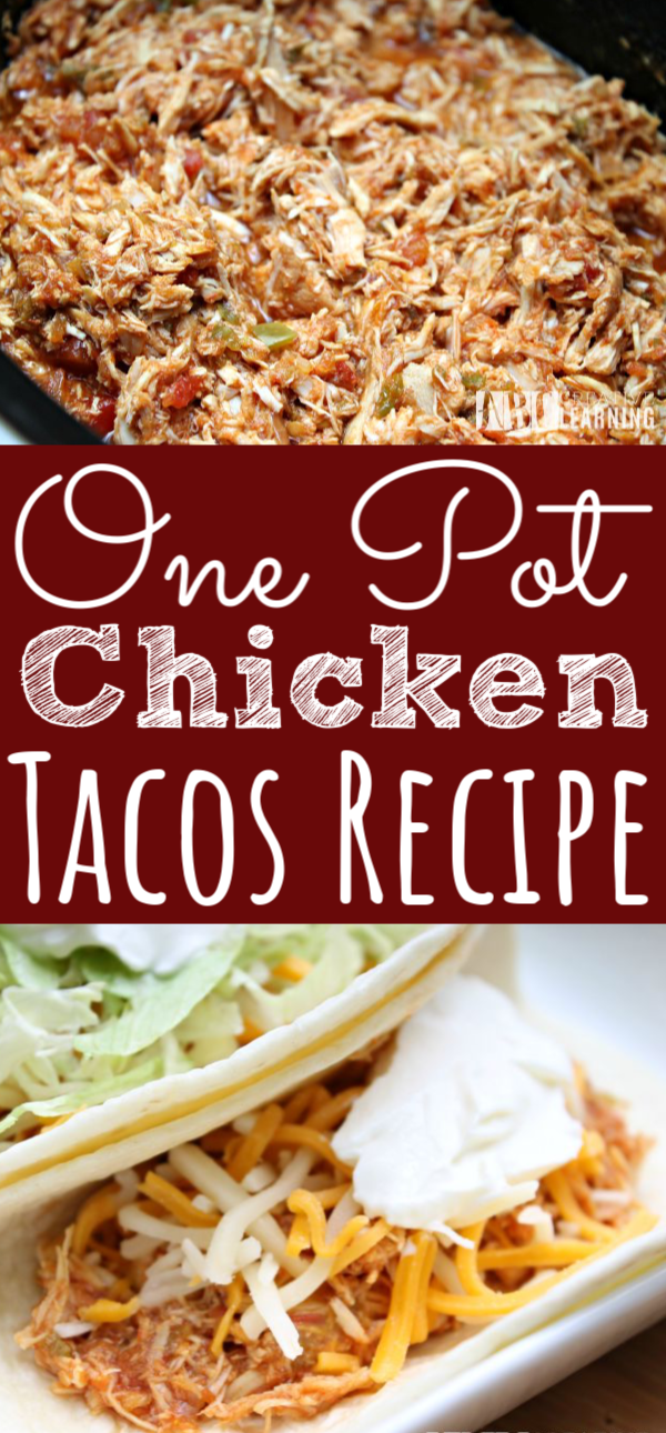 Crockpot Shredded Chicken Tacos