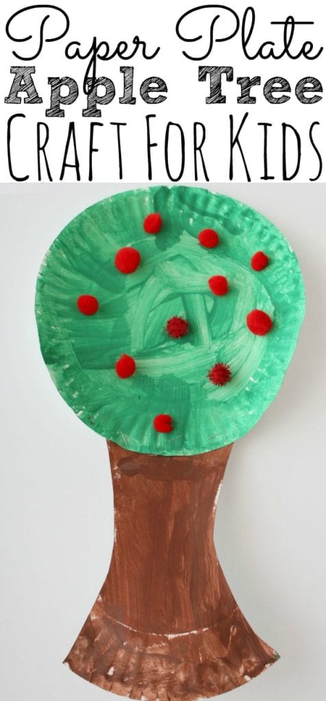 Paper Plate Apple Tree Craft- Simply Today Life