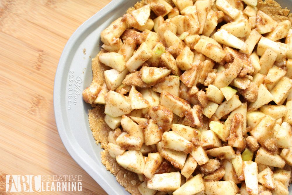 Simple Apple Pie with Sea Salt Caramel Apple Granola Crust