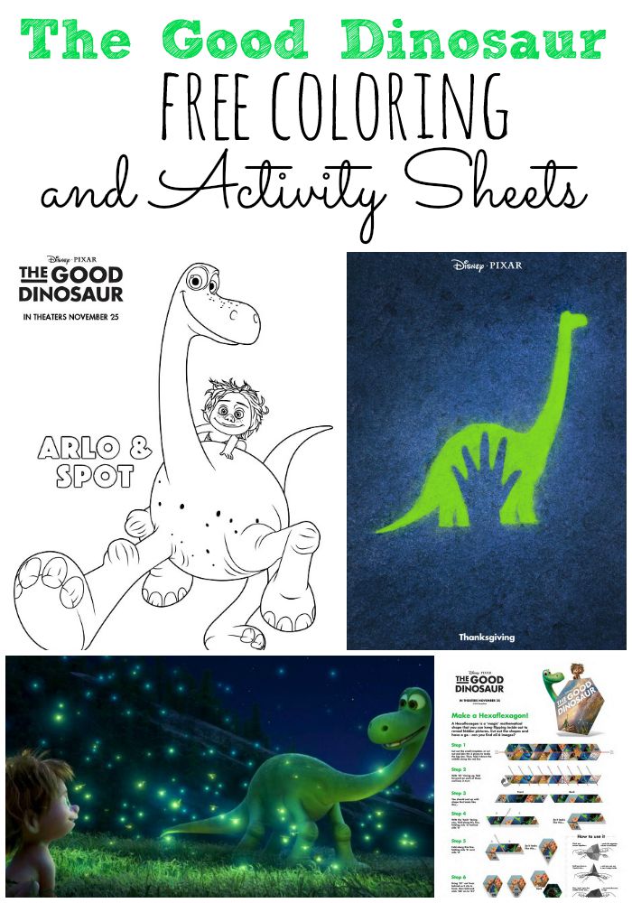 The Good Dinosaur Coloring Pages