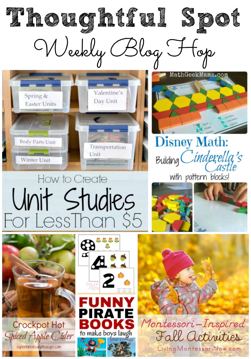 Thoughtful Spot Weekly Blog Hop where you will find the best family friendly recipes, crafts, DIY's, Homeschooling Ideas and Parenting Advice