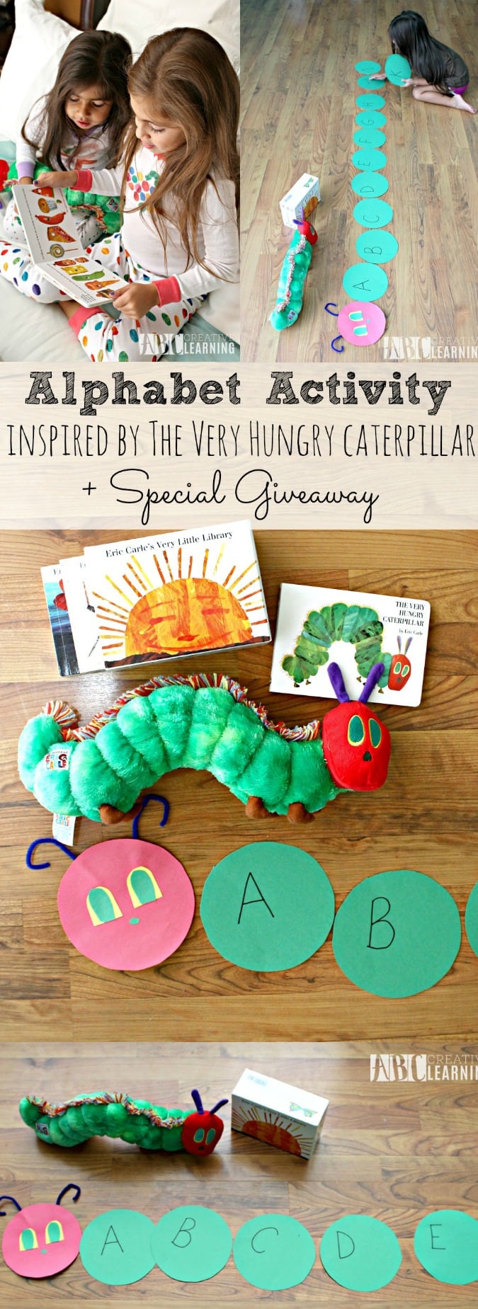 Alphabet Activity Inspired by The Very Hungry Caterpillar + Giveaway - simplytodaylife.com