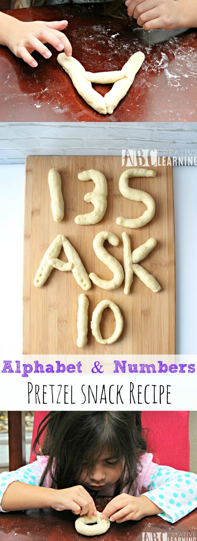 Alphabet Numbers Pretzel Snack - simplytodaylife.com