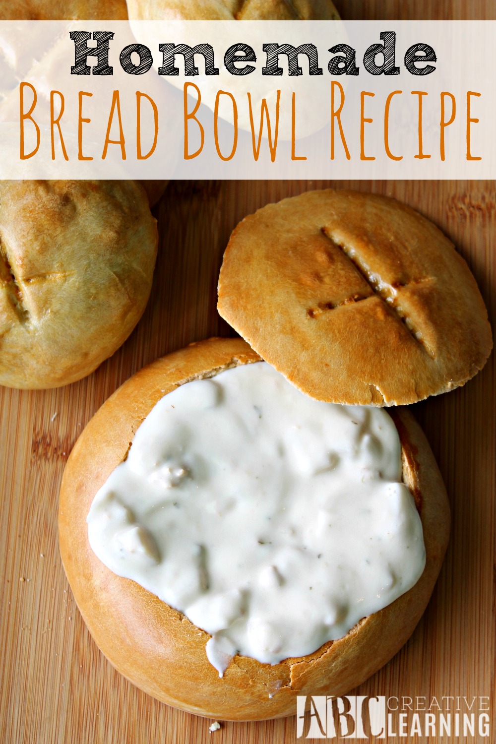 Homemade Bread Bowl Recipe for Fall Soups - simplytodaylife.com