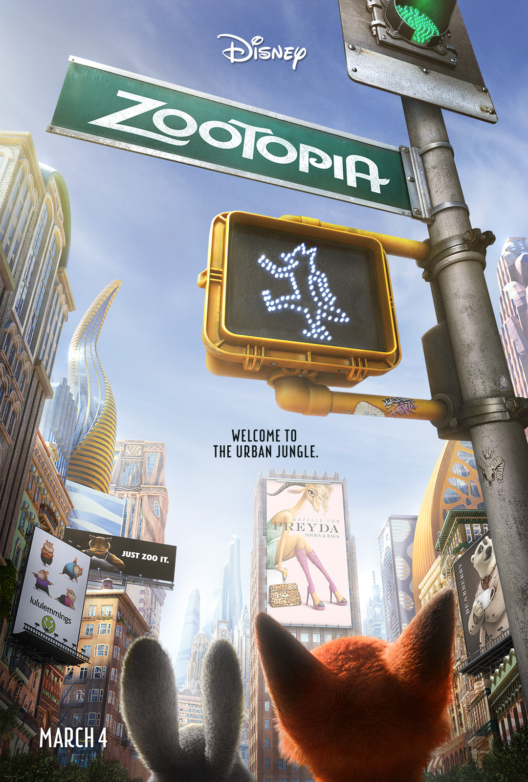 Disney Zootopia Movie Poster and Trailer