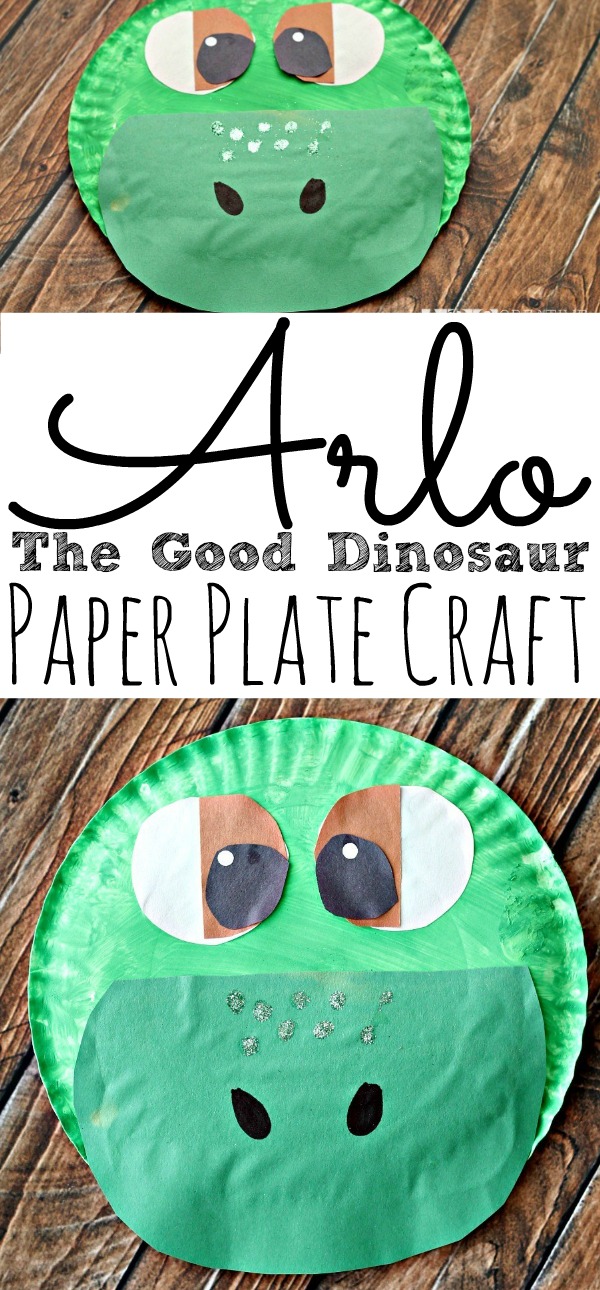 Arlo The Good Dinosaur Paper Plate Craft