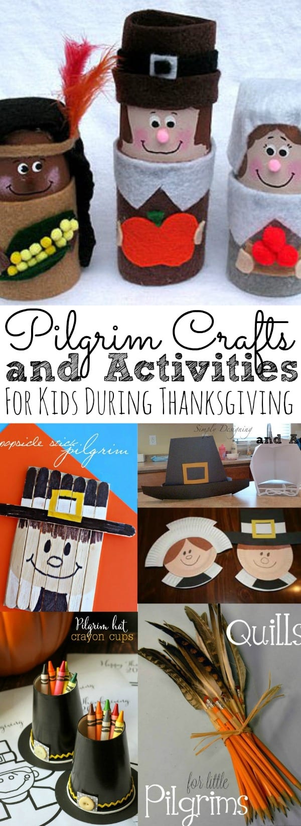 Pilgrim Crafts and Activities for Kids
