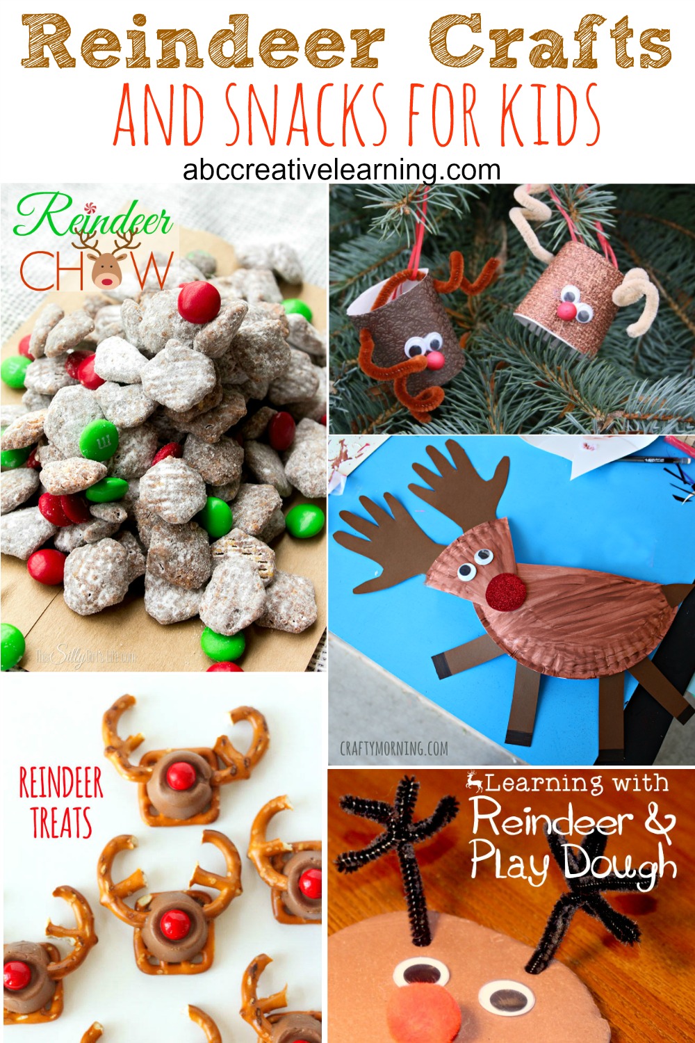 Reindeer Crafts and Snacks For Kids