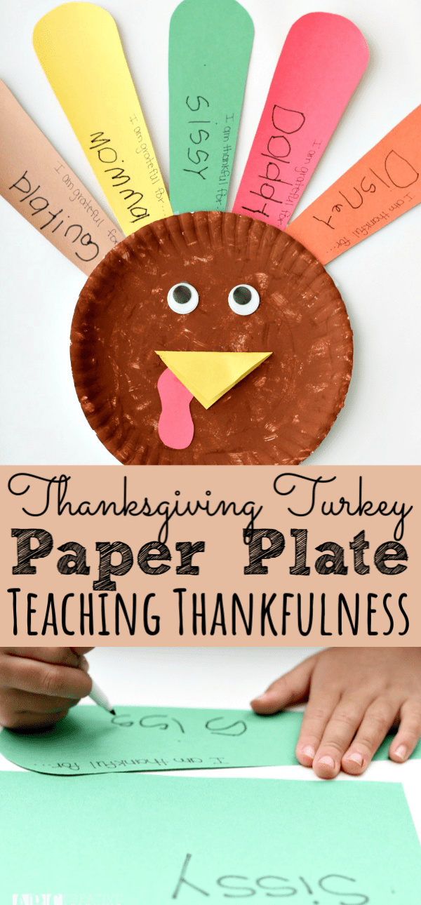 paper plate crafts thanksgiving