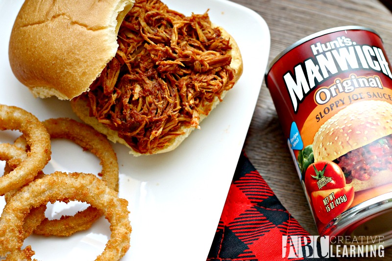 Easy Crockpot Chicken Sandwich MANWICH