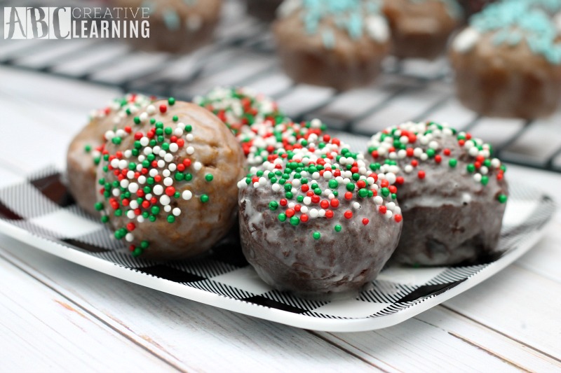 Gingerbread and Chocolate Glazed Donut Holes Recipe Steps