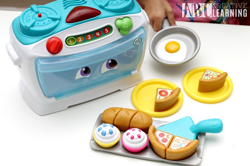Learning Through Play with the LeapFrog Number Lovin' Oven pieces
