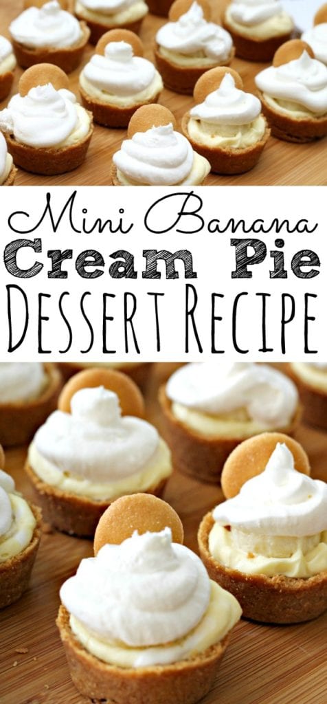 Mini Banana Cream Pie Recipe - Simply Today Life