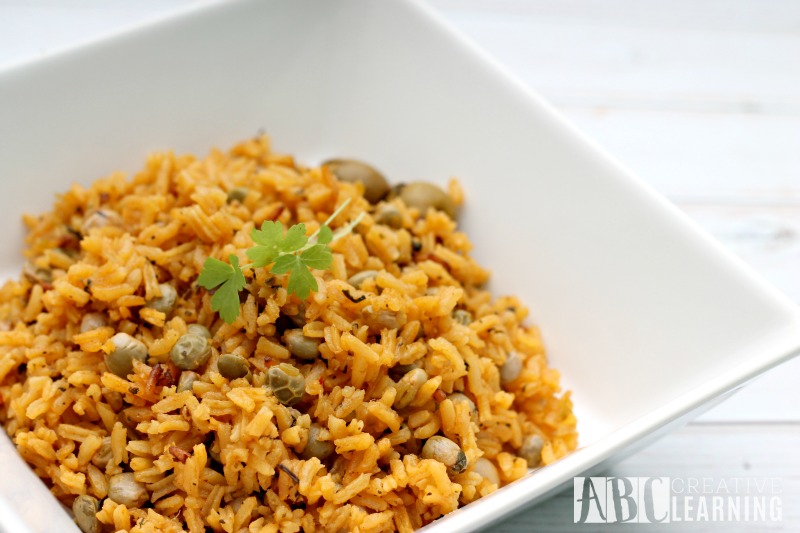 Traditional Arroz con Gandules for the Holidays Rice