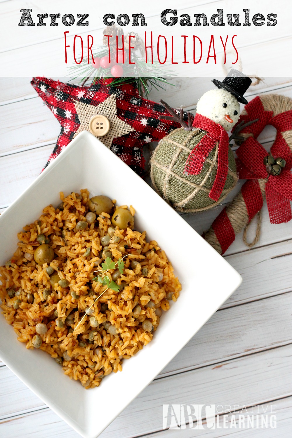 Traditional Arroz con Gandules for the Holidays