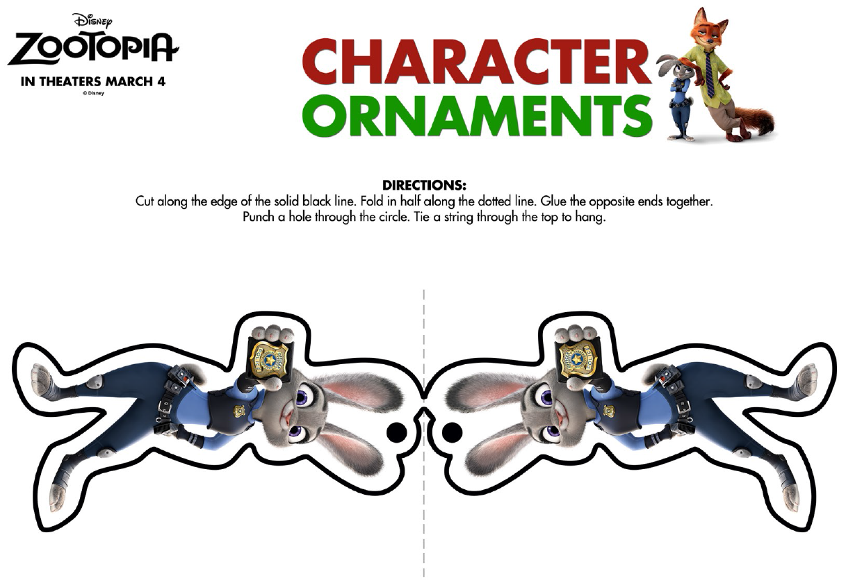 Zootopia-Character-Ornaments