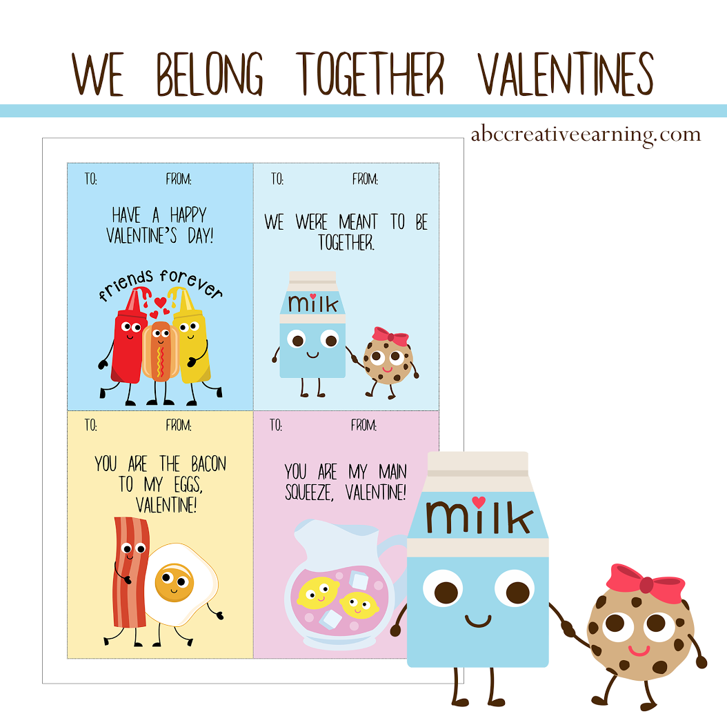 Valentine Basket For Kids and Free Valentine Card Printable