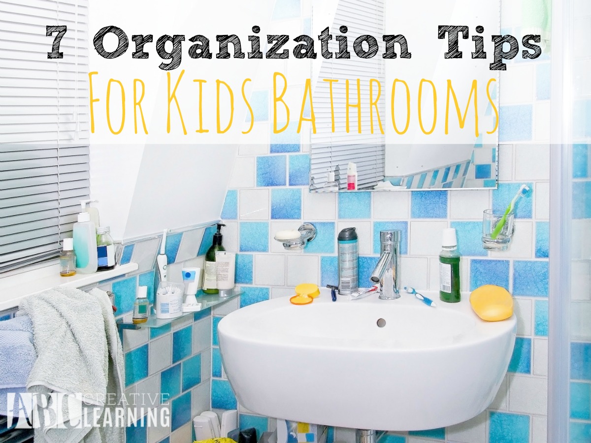 ORGANIZE  Kids Bathroom!! (Easy Tips) 