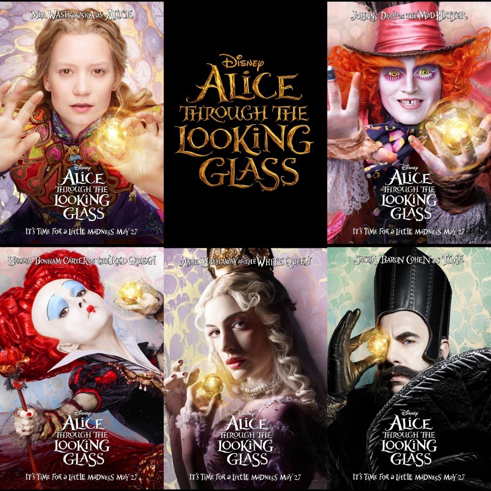 alice through the looking glass film cast
