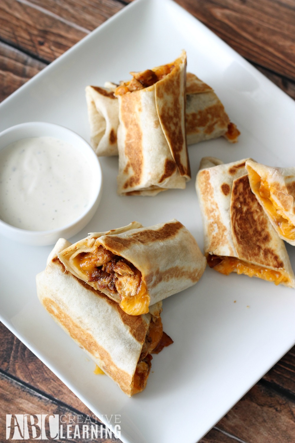 Chicken Bacon Ranch Quesadilla Rolls Naturally Fresh Ranch