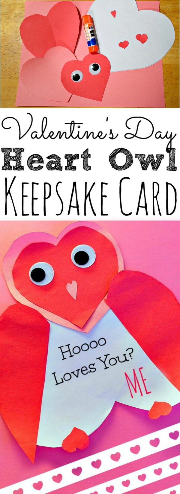 homemade owl valentines day cards