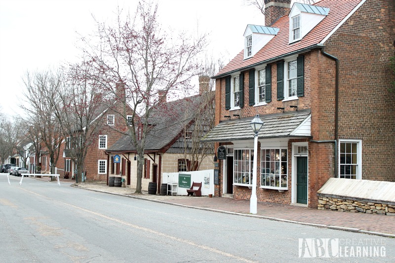 Visiting Old Salem Museums & Gardens in NC street