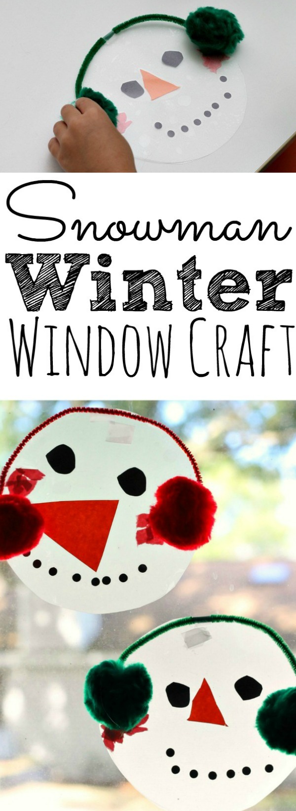 Winter Snowman Kids Craft