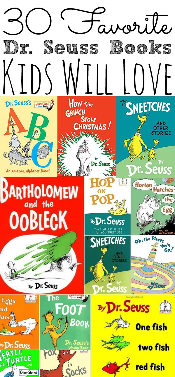 30 Favorite Dr Seuss Books Kids Will Love