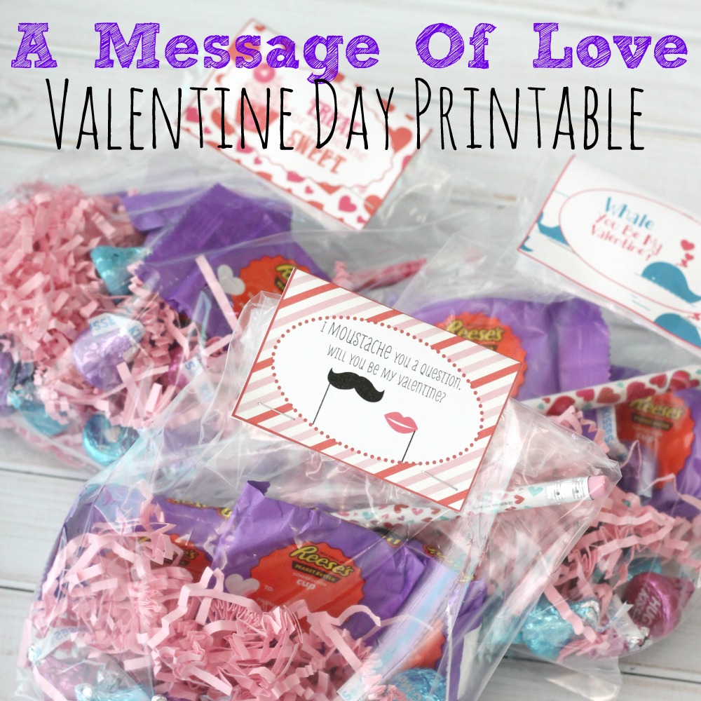 A Message of Love Free Valentine Day Printable