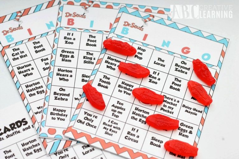 Free Dr. Seuss Inspired Bingo Cards - Simply Today Life