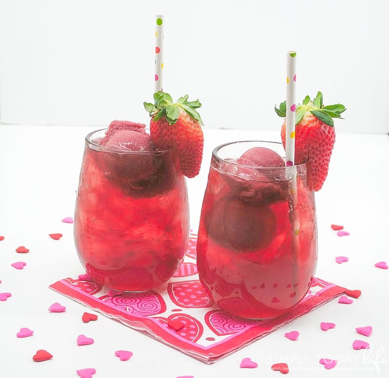 Valentine's Day Berry Punch Recipe For Kids Party
