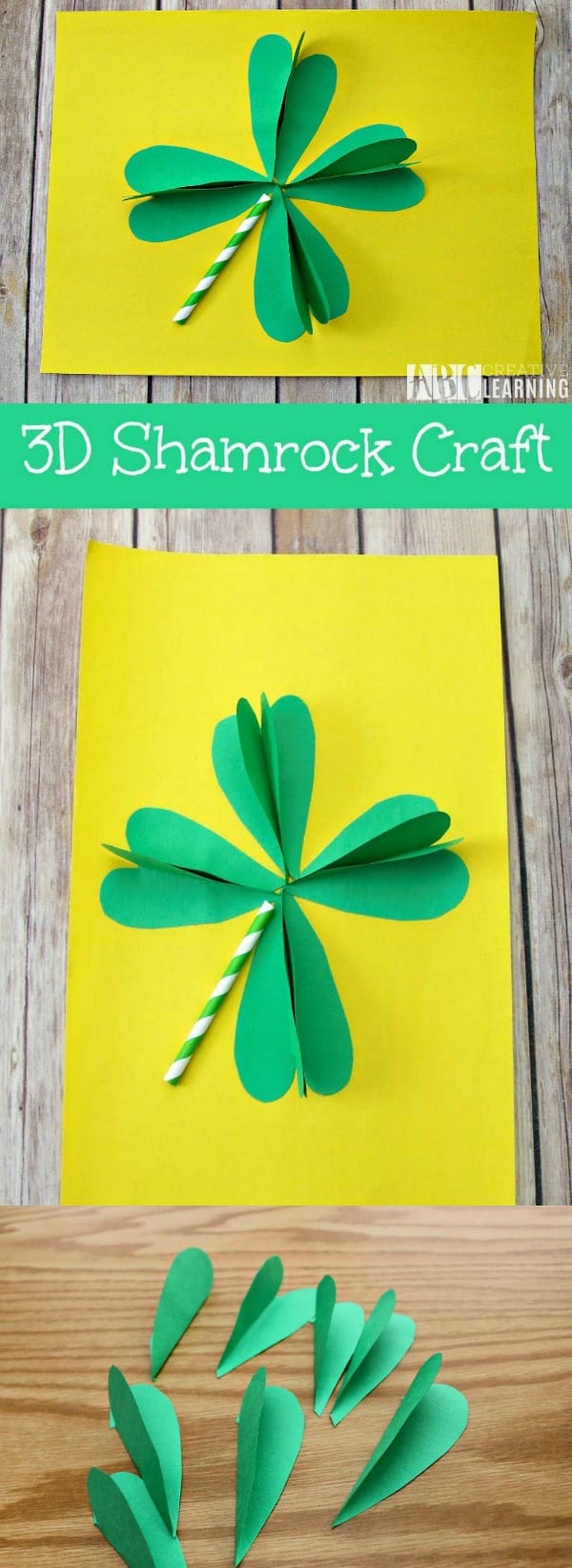 3D Shamrock Craft for St. Patrick's Day