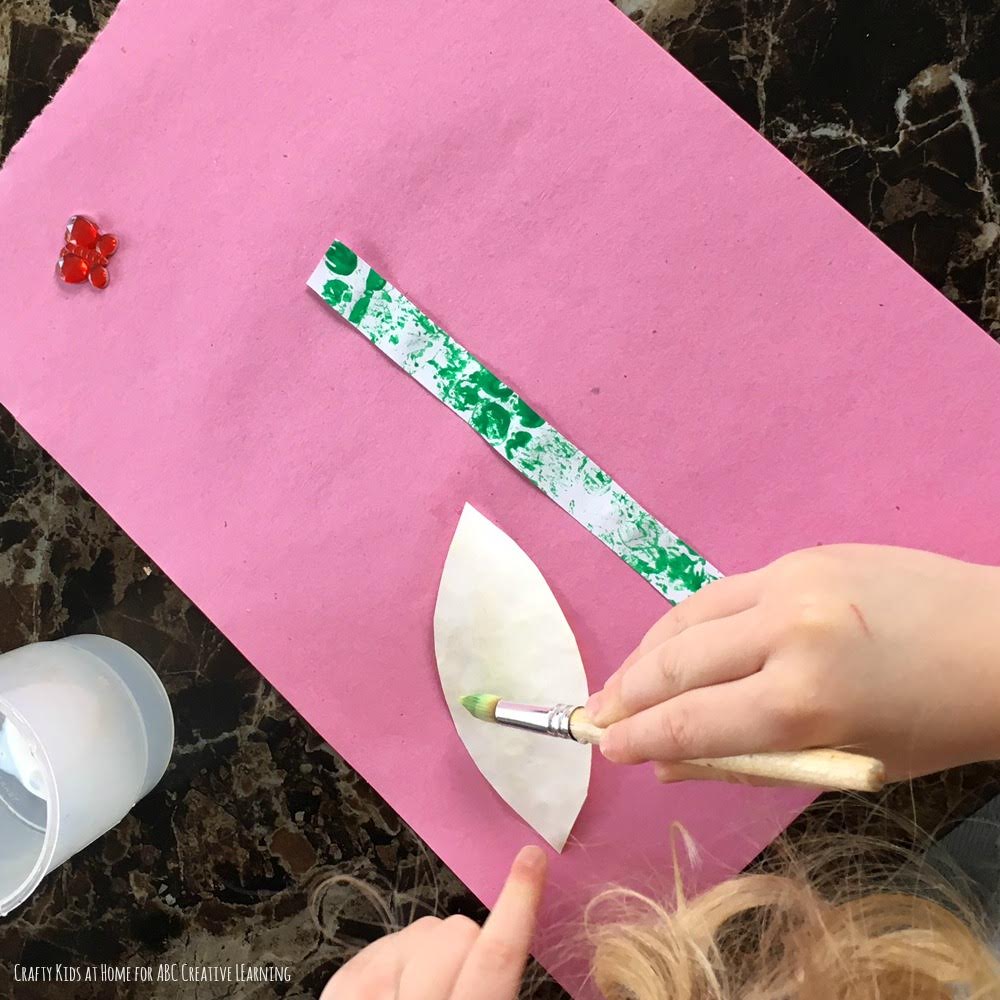 Bubble Wrap Flower Craft 2