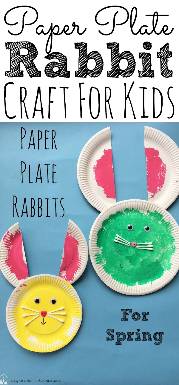 Paper Plate Rabbit Craft For Kids
