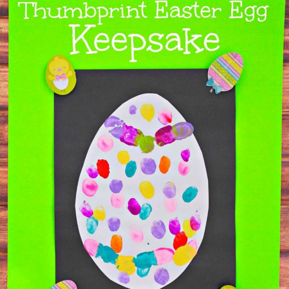 Thumbprint Easter Egg Keepsake