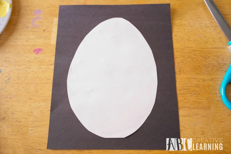 Thumbprint Easter Egg Keepsake step1