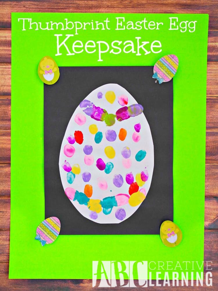 Thumbprint Easter Egg Craft